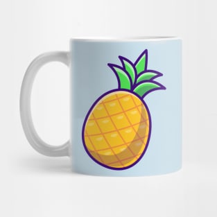 Pineapple Fruit Cartoon Mug